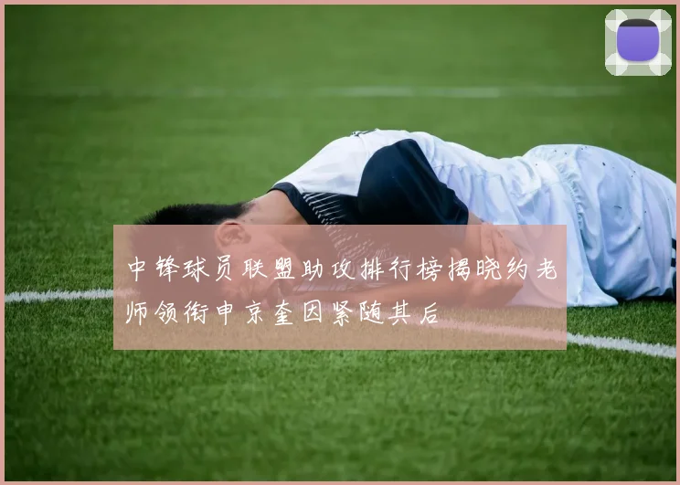 中锋球员联盟助攻排行榜揭晓约老师领衔申京奎因紧随其后